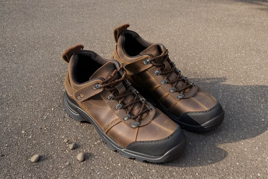 Chaussures de marche sur un chemin au bord de l'eau, la marche comme mobilité douce pour le dos au quotidien