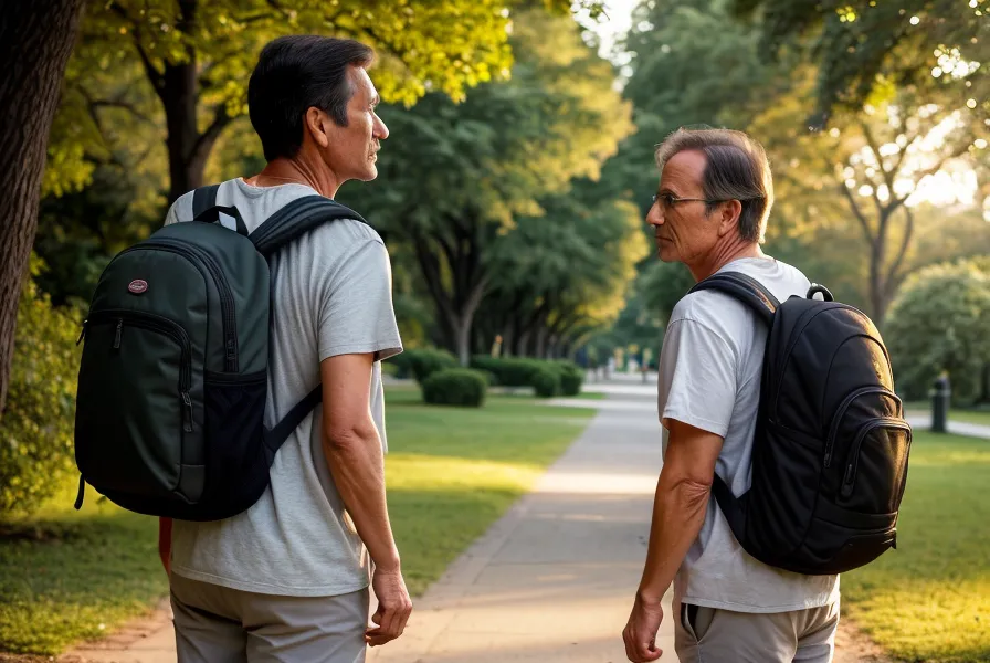 Ordinateur portable rangé contre le panneau dorsal d'un sac à dos pour garder une mobilité douce du dos
